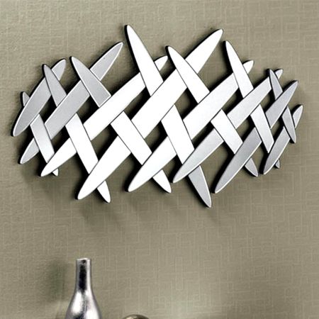 Interwoven Blade Wall Mirror